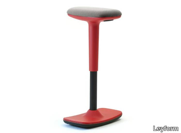 TWIST - Rocker rubber office stool _ Leyform