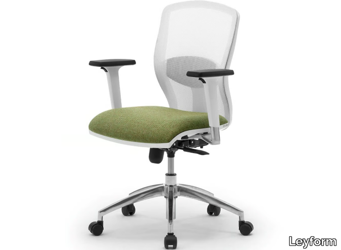 SPRINT W RE - Mesh office chair with castors with armrests _ Leyform