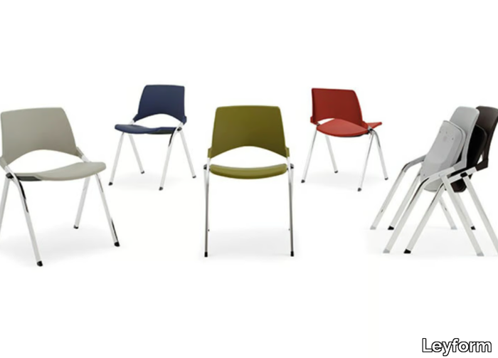 KEY OK - Folding steel and polypropylene chair _ Leyform