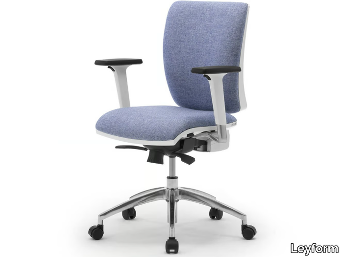 SPRINT W - Fabric office chair with armrests with 5-Spoke base _ Leyform