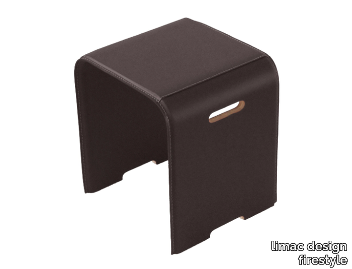 SGABY - Bonded leather stool _ limac design firestyle