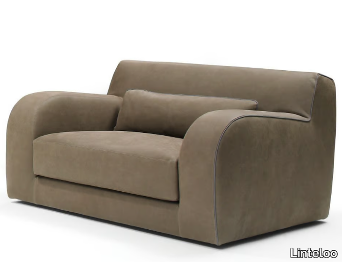 BOLD - Leather loveseat _ Linteloo