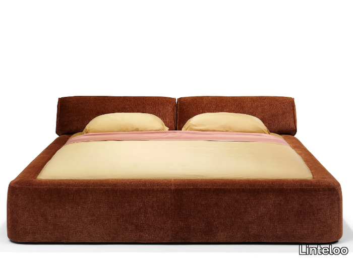 GILBERT - Double bed with upholstered headboard _ Linteloo