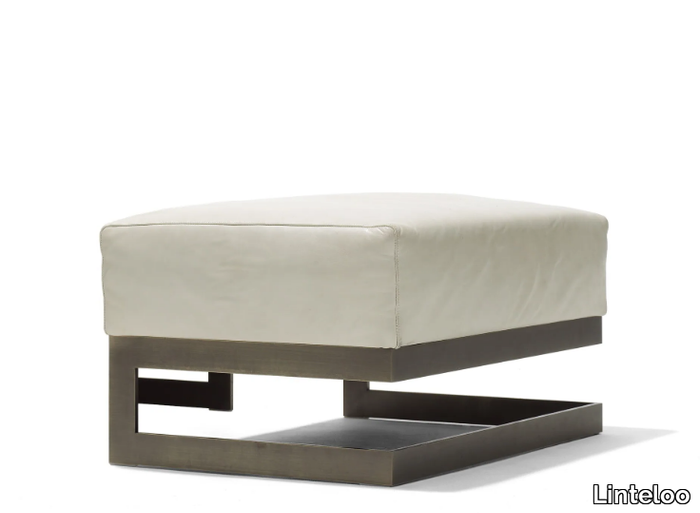 CERVINO - Leather pouf / footstool _ Linteloo