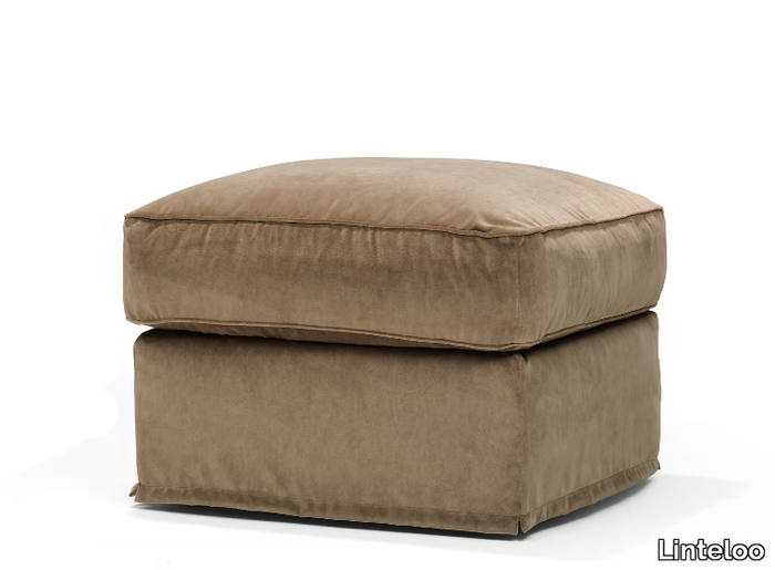 WINSTON - Fabric pouf / footstool _ Linteloo