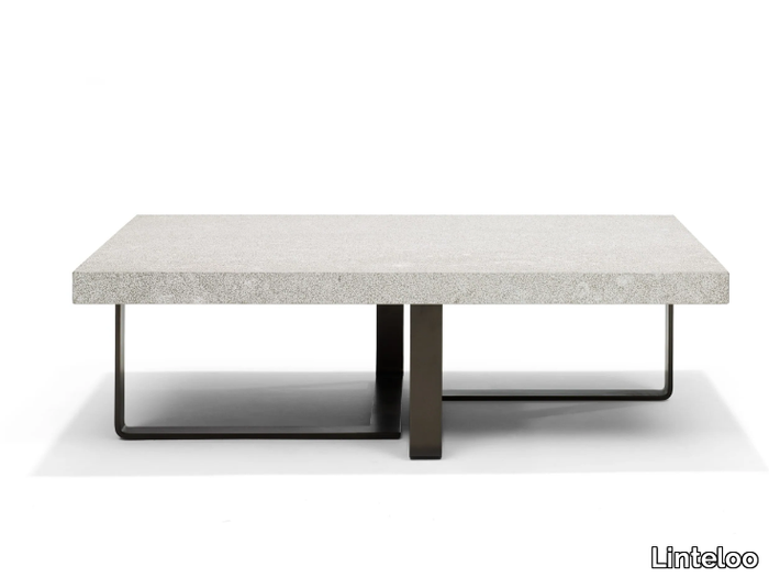 MALIBU - Handmade rectangular marble coffee table _ Linteloo