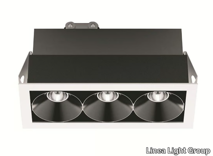 CELL - Recessed LED multiple metal spotlight _ Linea Light Group