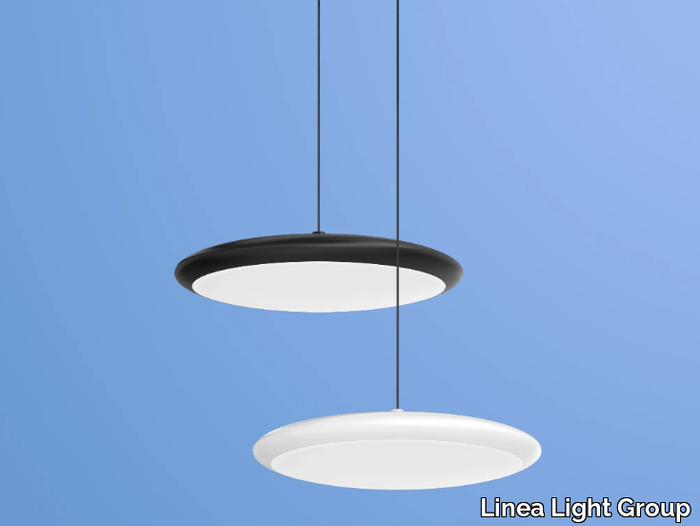 VIVALDI_P1 - LED glass and aluminium pendant lamp _ Linea Light Group