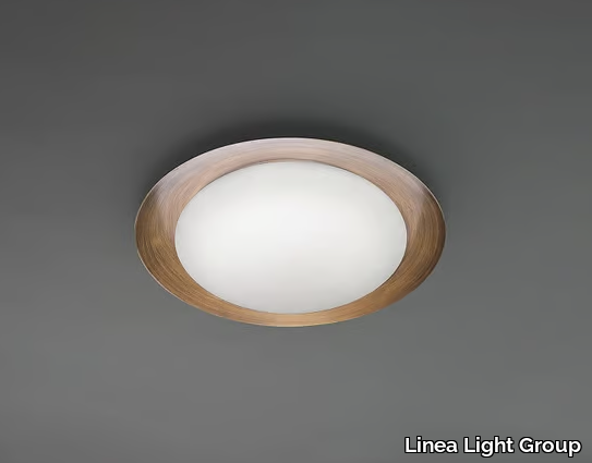 CREW_1 - LED glass and iron ceiling light _ Linea Light Group