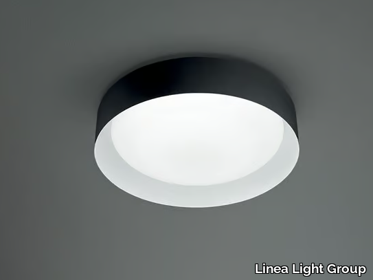 CREW_2 - LED glass and iron ceiling light _ Linea Light Group