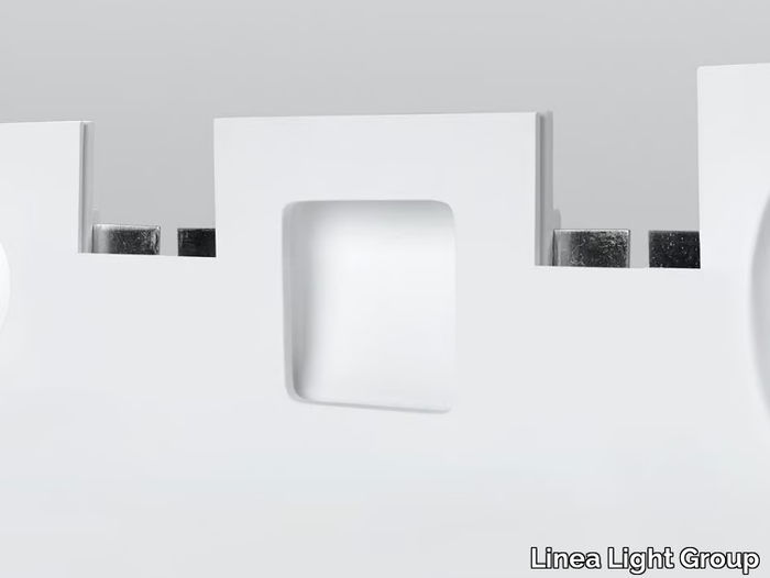 GYPSUM_WRQ - LED wall-mounted plaster steplight _ Linea Light Group