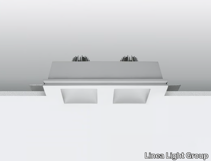 GYPSUM_QC3 - Recessed LED rectangular plaster spotlight _ Linea Light Group