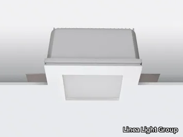 GYPSUM_QC2 - Recessed LED square plaster spotlight _ Linea Light Group