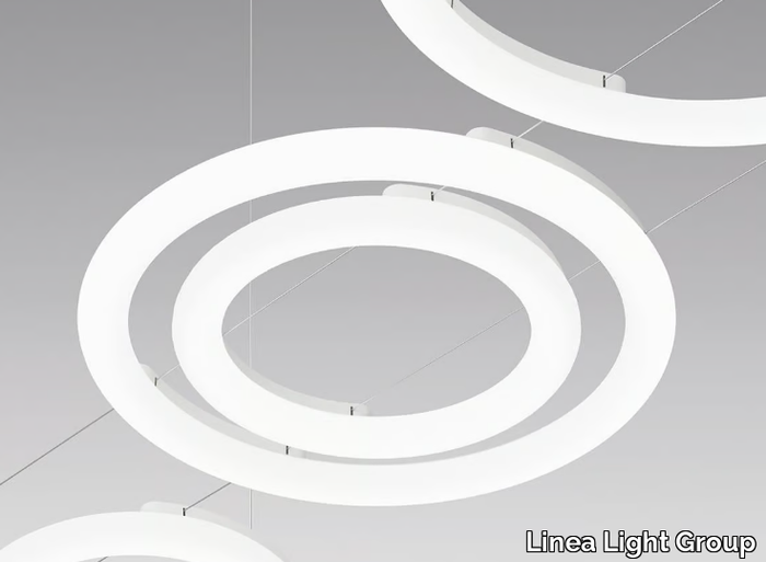 POLO-C - LED cable-mounted polyethylene pendant lamp _ Linea Light Group