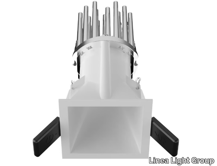 WARP_Q - LED square powder coated aluminium spotlight _ Linea Light Group