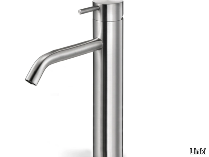 ONE 011 - Countertop single handle stainless steel washbasin mixer _ Linki