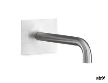 CANNE 115 - Wall-mounted stainless steel sink spout _ Linki