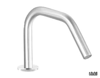 CANNE 209 - Deck-mounted stainless steel bathtub spout _ Linki