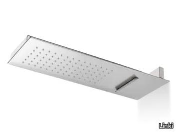 SOF014 - Wall-mounted rectangular stainless steel overhead shower _ Linki