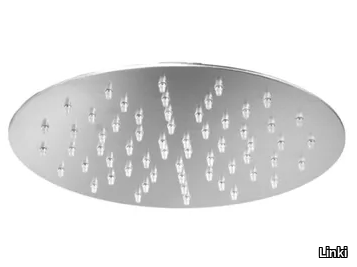 SOF036 - Adjustable round stainless steel overhead shower _ Linki
