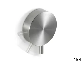 ROUND RND102 - Stainless steel open/close tap with 1/2 gas connections _ Linki