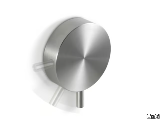 ROUND RND101 - Wall-mounted stainless steel shower mixer _ Linki