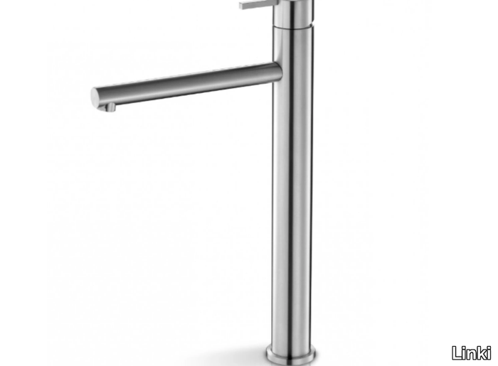 STYLO 012 - Countertop single handle stainless steel washbasin mixer _ Linki