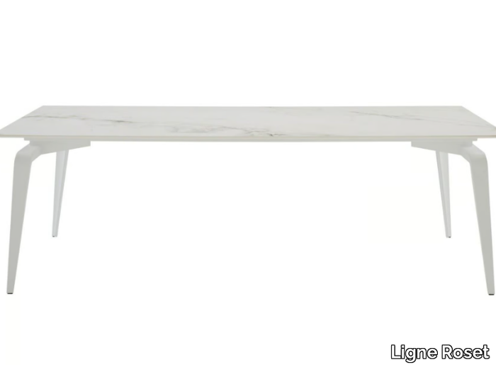 ODESSA - Rectangular porcelain stoneware table _ Ligne Roset