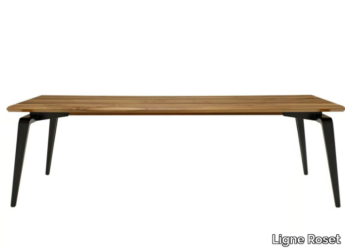 ODESSA - Rectangular walnut table _ Ligne Roset