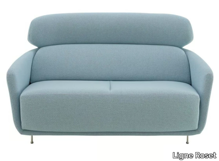 OKURA - 2 seater fabric sofa with headrest _ Ligne Roset