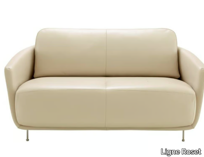 OKURA - 2 seater leather sofa _ Ligne Roset