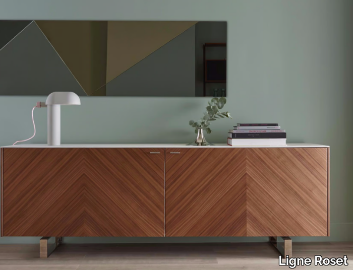 COPLAN 2 - Wood veneer sideboard with doors _ Ligne Roset