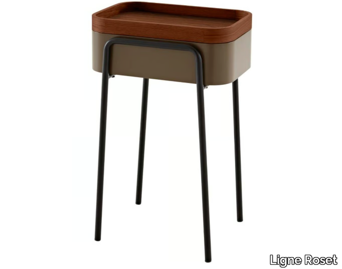 COULISS - Wooden coffee table / bedside table _ Ligne Roset