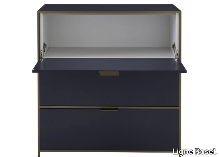 DITA - Wooden secretary desk with flap doors _ Ligne Roset