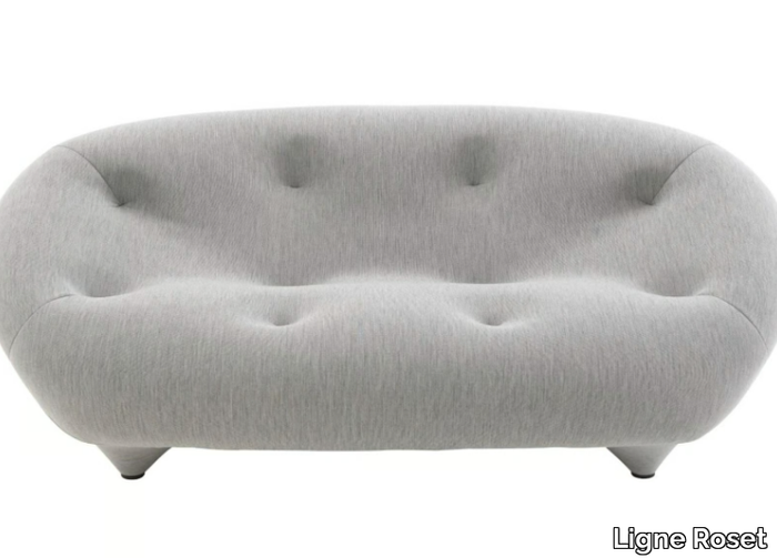 PLOUM - 2 seater tufted fabric sofa _ Ligne Roset