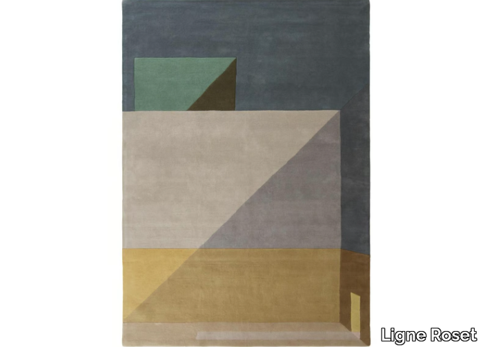 AGOSTO - Patterned rectangular wool rug _ Ligne Roset