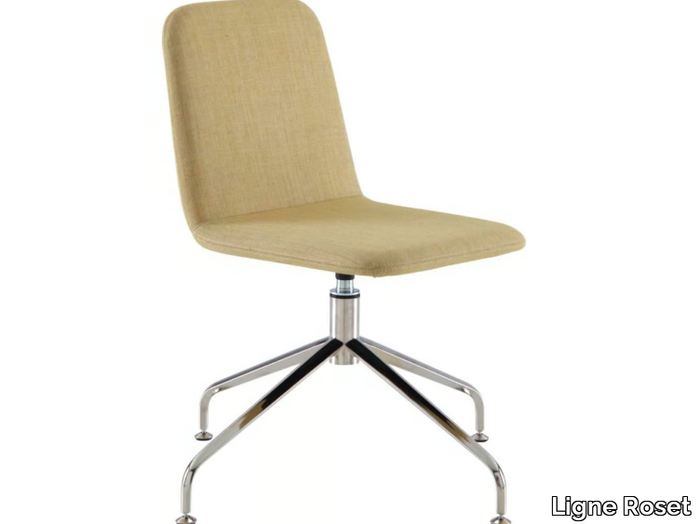 TADAO - Swivel with 4-spoke base fabric reception chair _ Ligne Roset