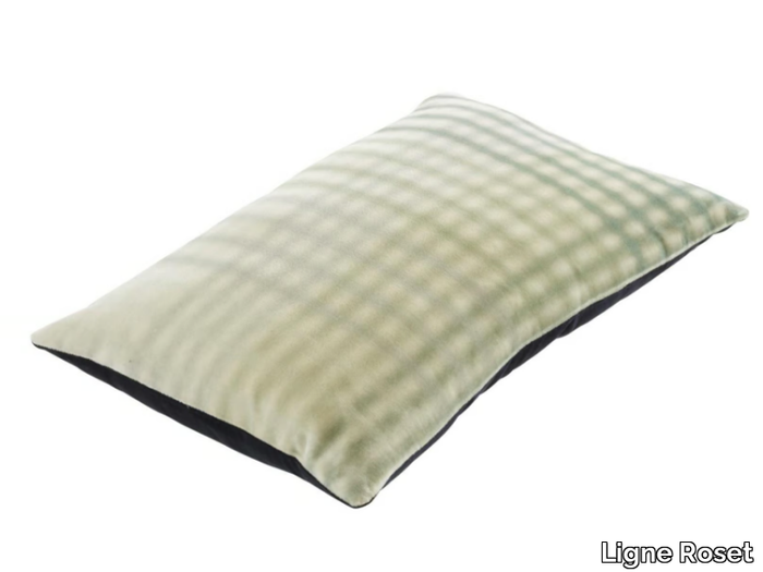 FLOU - Motif rectangular velvet cushion _ Ligne Roset