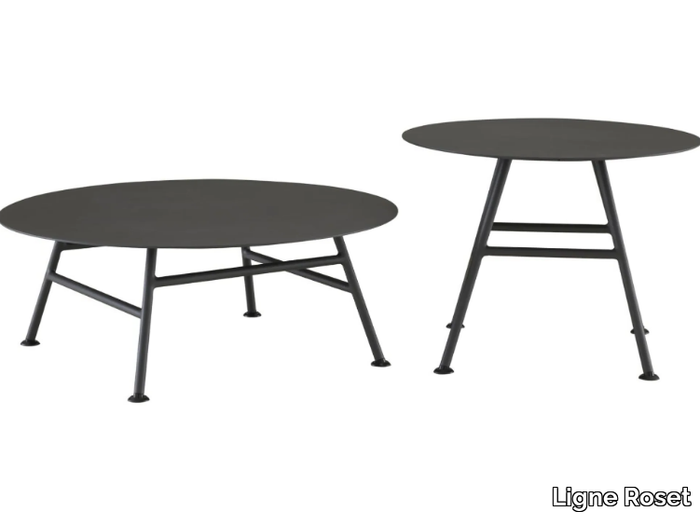 GARDEN PACK - Round aluminium garden side table _ Ligne Roset