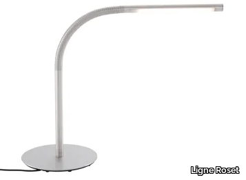 NAJA - LED stainless steel desk lamp _ Ligne Roset