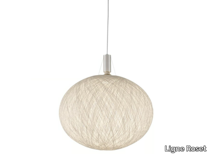 PELOTE - LED paper pendant lamp _ Ligne Roset