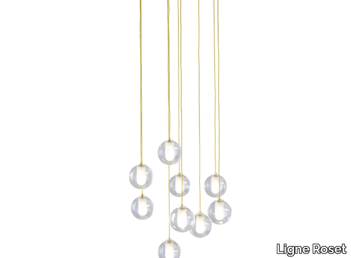 CALOT - LED glass pendant lamp _ Ligne Roset