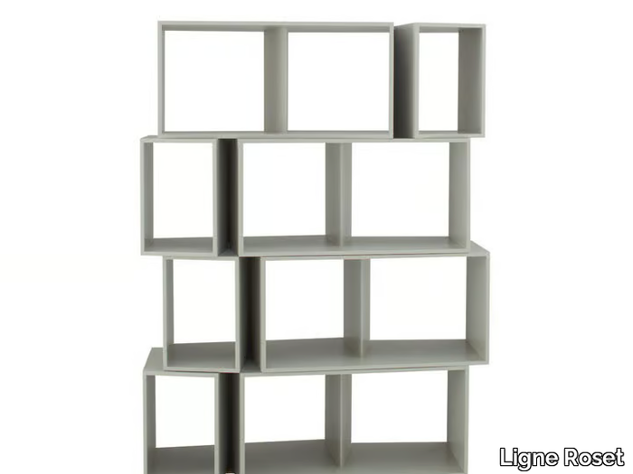 CUTS - Open sectional modular bookcase _ Ligne Roset