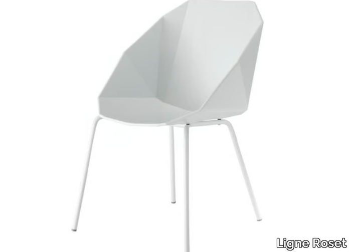 ROCHER - Technopolymer chair with armrests _ Ligne Roset