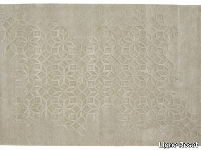 SHAZIA - Rectangular wool rug with geometric shapes _ Ligne Roset