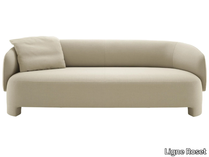 TARU - 3 seater fabric sofa with removable cover _ Ligne Roset