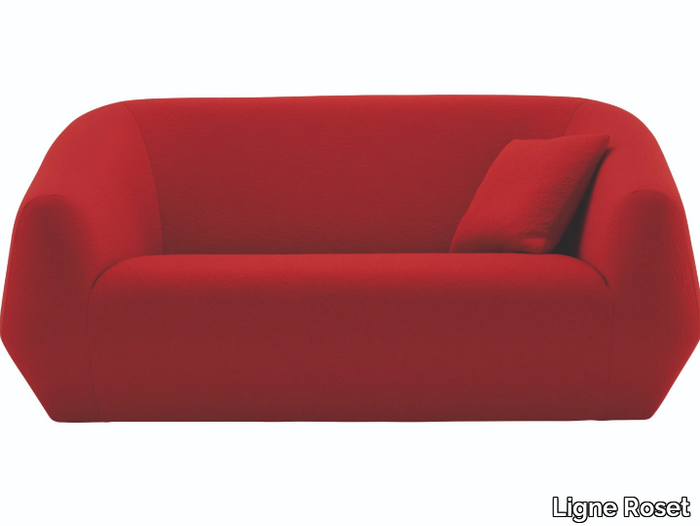 UNCOVER - 2 seater fabric sofa with removable cover _ Ligne Roset