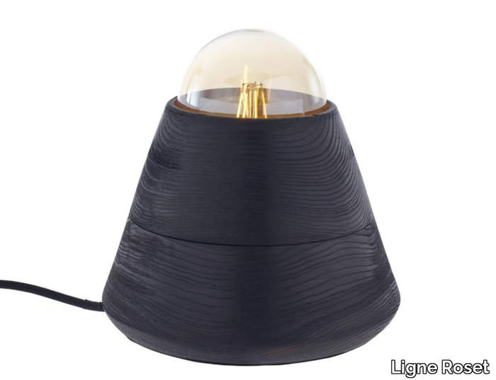 VULCAIN - LED beech table lamp _ Ligne Roset