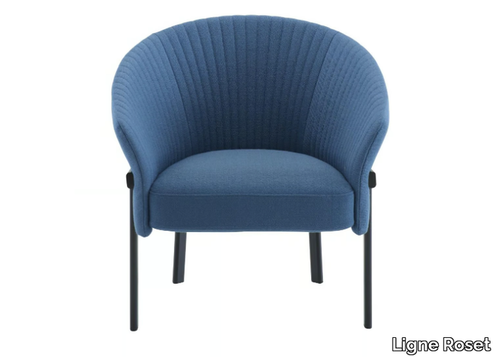 VALMY - Fabric easy chair with armrests _ Ligne Roset