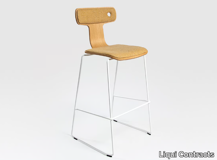 MOORE - Sled base barstool _ Liqui Contracts